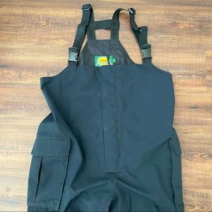 Cabela’s Guidewear GoreTex Bibs for Extreme Wet Weather - Mens XL, Black